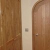 Bespoke gothic firedoor burr oak cupboards