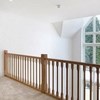 Oak veneered pair of glazed doors