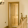 Four panel solid european oak door