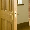 Bespoke five panel oak door