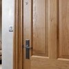 solid oak four panel door