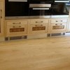 Maple strip flooring