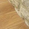 Character oak floor scribed to wall