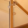 Contemporary oak newel and balustrade