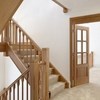 Oak staircase and balustrade