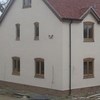 Oak windows doors and porch