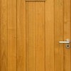 Solid european oak front door screen