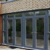 Aluminium clad door screen