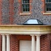 Hardwood painted windows and front door