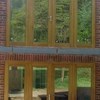 Solid european oak bifold screen