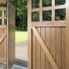 Framed ledged and braced garage doors