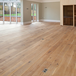 Engineered wood floor underfloor heating