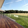 Ipe decking glass balustrade