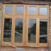 Solid oak entrance screen