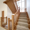 Traditional oak staircase