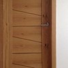 Character oak veneered door