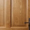 Four panel oak door section