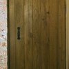 Bespoke european oak ledged and braced door