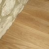 Engineered oak floor scribed to stone