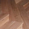 Solid european oak floor bespoke steps