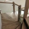 Bespoke oak and glass staircase