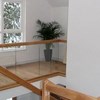 Bespoke oak staircase glass balustrade