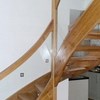 Oak curved staircase