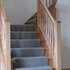Traditional solid oak staircase