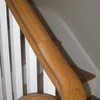 Oak handrail and volute