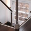 Wenge staircase and glass balustrade