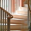 Hand made oak curved staircase