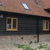 Solid oak french doors and windows