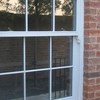 Painted hardwood sliding sash window