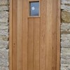 Bespoke solid european oak front door