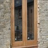 Solid european oak french doors