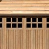 Bespoke solid oak garage door set