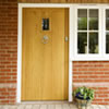 Solid oak front door