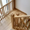 Arts and crafts oak staircase